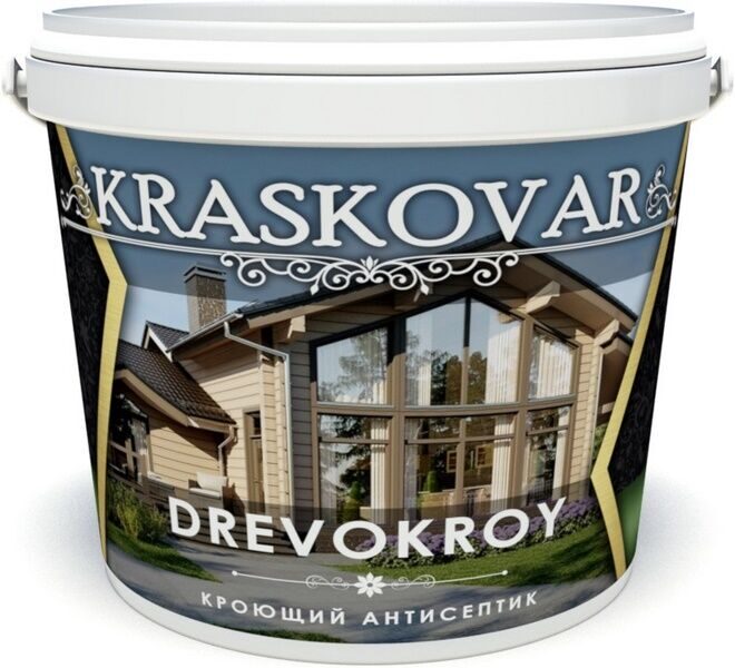 Антисептик кроющий Kraskovar Drevokroy 7047 (0.9 л)