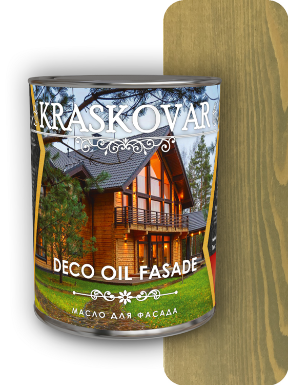 Масло для фасада Kraskovar Deco Oil Fasade Бамбук (0.75 л)