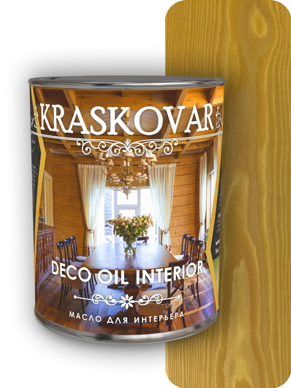 Масло для интерьера Kraskovar Deco Oil Interior Ель (150 мл)